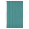 Wall-mounted Garden Shed Green 118x100x178 cm Galvanised Steel