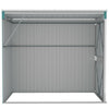 Wall-mounted Garden Shed Green 118x194x178 cm Galvanised Steel
