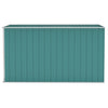 Wall-mounted Garden Shed Green 118x288x178 cm Galvanised Steel