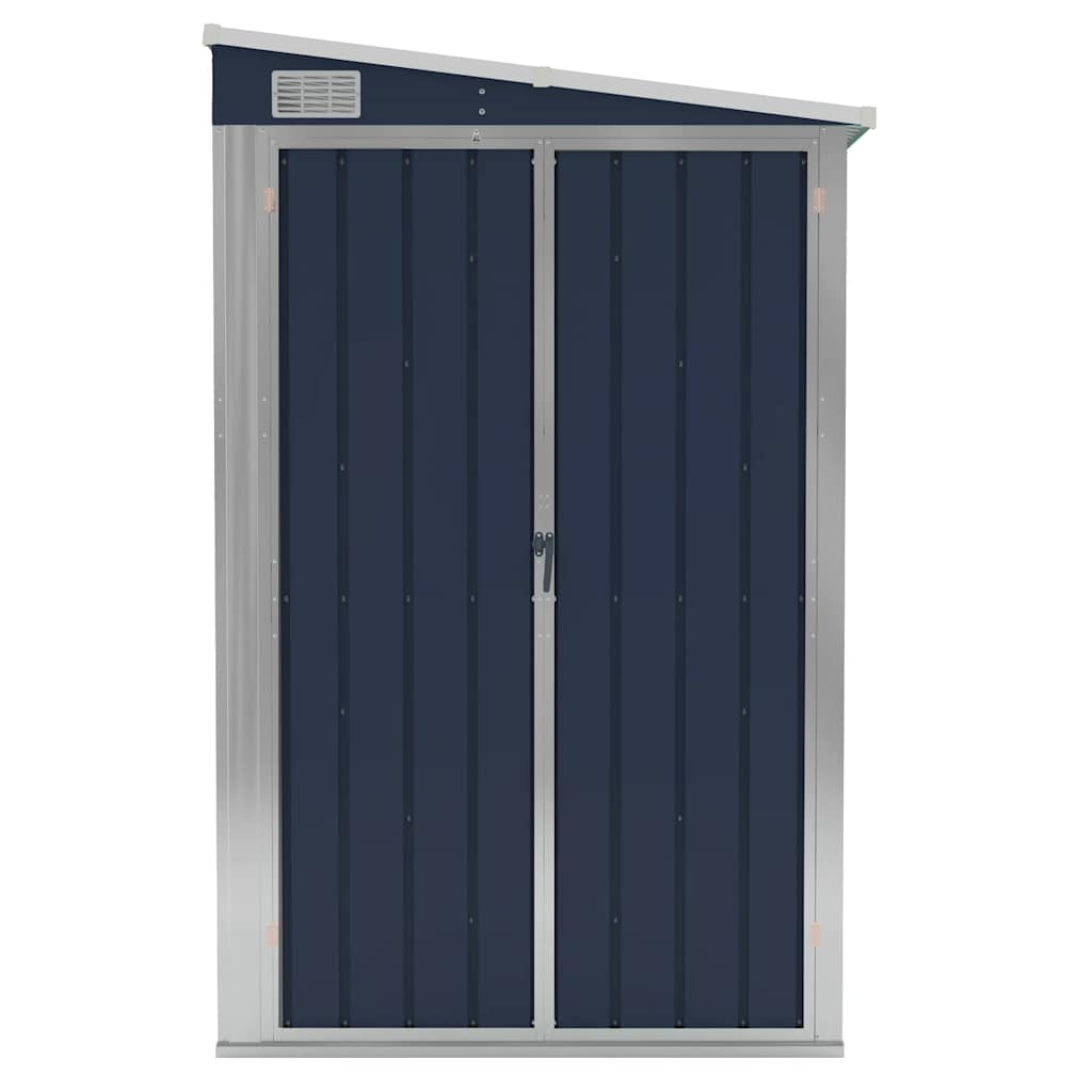 Garden Shed Anthracite Galvanized steel, metal Medium Garden Shed