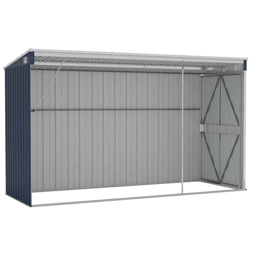 Garden Shed Anthracite Galvanized steel, metal Medium Garden Shed
