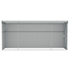 Wall-mounted Garden Shed Green 118x382x178 cm Galvanised Steel