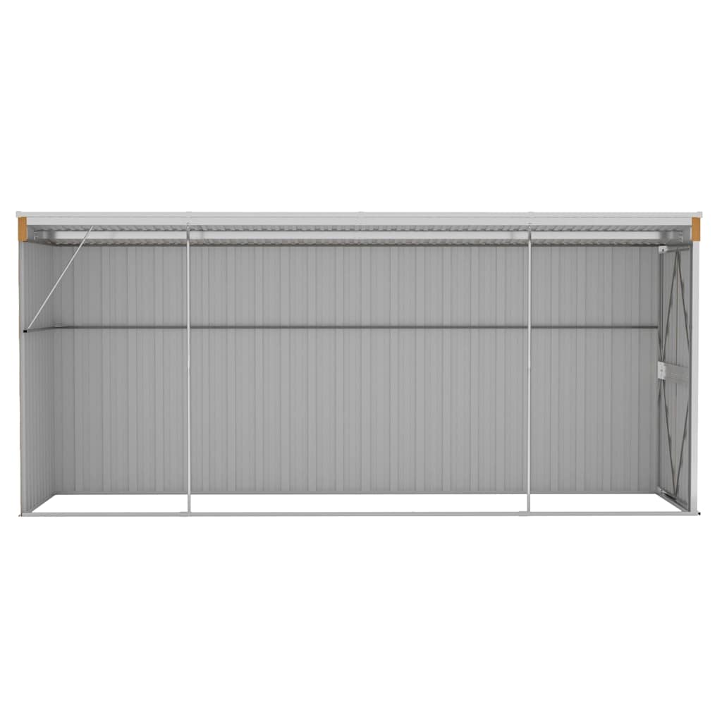 Garden Shed | Wood Look Brown | Galvanised steel | Large | Garden Shed