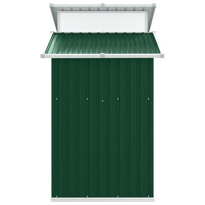 Garden Shed Green 270x130x208.5 cm Galvanised Steel