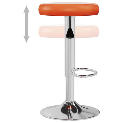 Bar Stool 2 pcs 31 x 31 x 87 cm Faux Leather Swivel