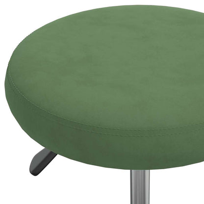 Office Swivel Chair Dark Green Velvet