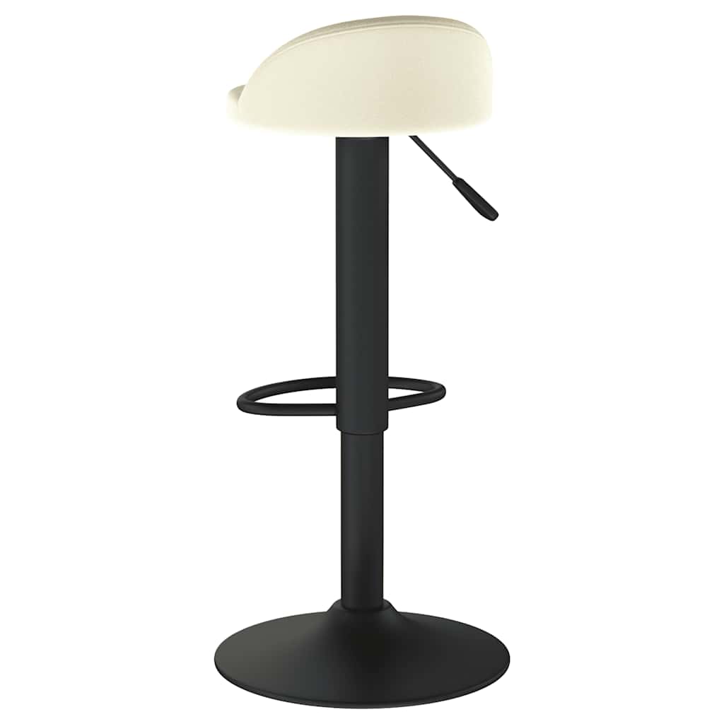 Bar Stool Cream Velvet