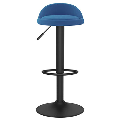 Bar Stool Blue Velvet