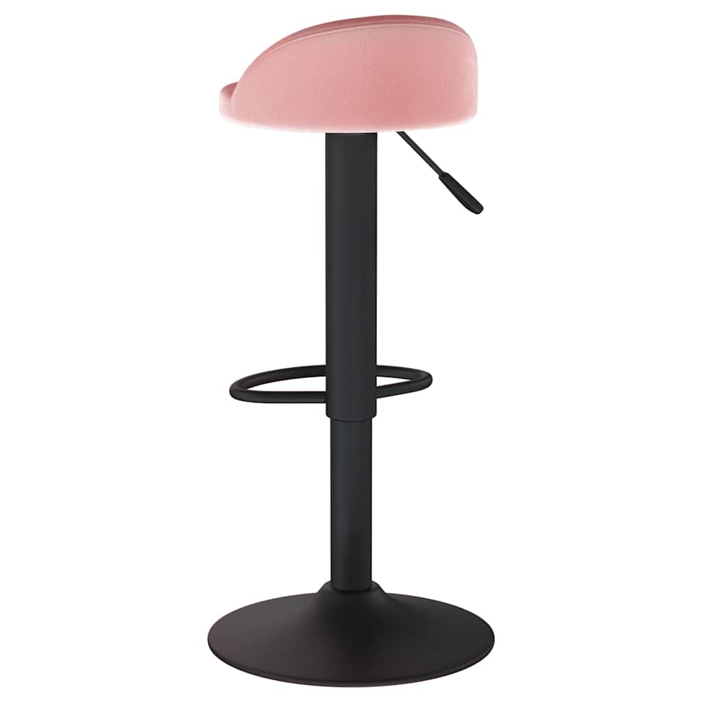 Bar Stool Pink Velvet