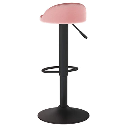Bar Stool Pink Velvet