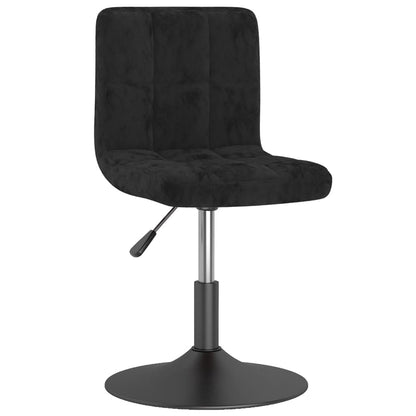 Swivel Bar Stool Black Velvet