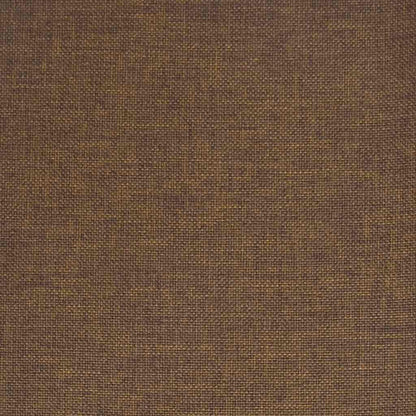 Swivel Office Chair Brown Fabric