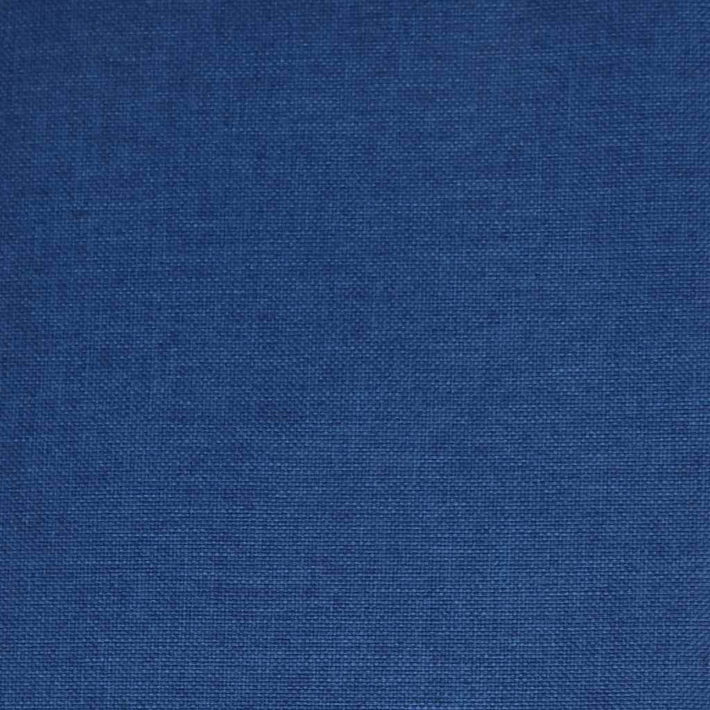 Swivel Office Chair Blue Fabric