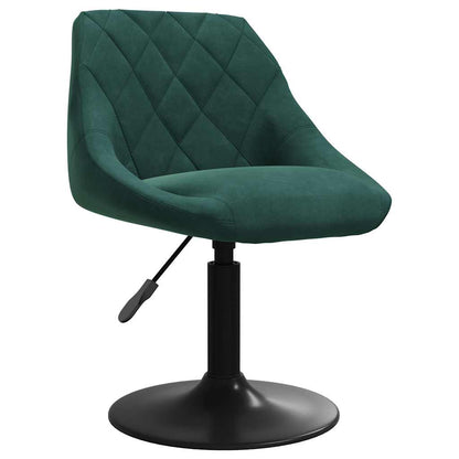 Bar Stool Dark Green Velvet