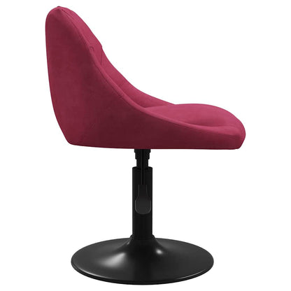 Bar Stool Wine Red Velvet