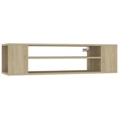 Hanging TV Cabinet Sonoma Oak 100x30x26.5 cm Engineered Wood