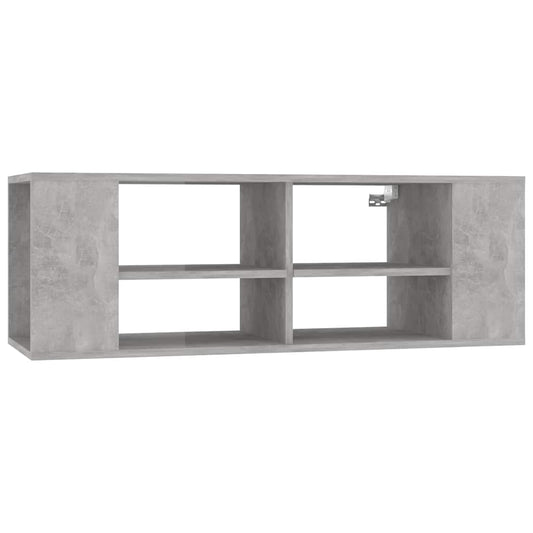 TV Cabinet | Concrete Grey | Engineered wood | 102 cm