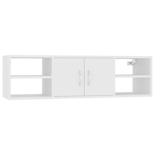 Wall Shelf | White | Engineered wood | 102 x 30 x 29 cm | Wall Shelf