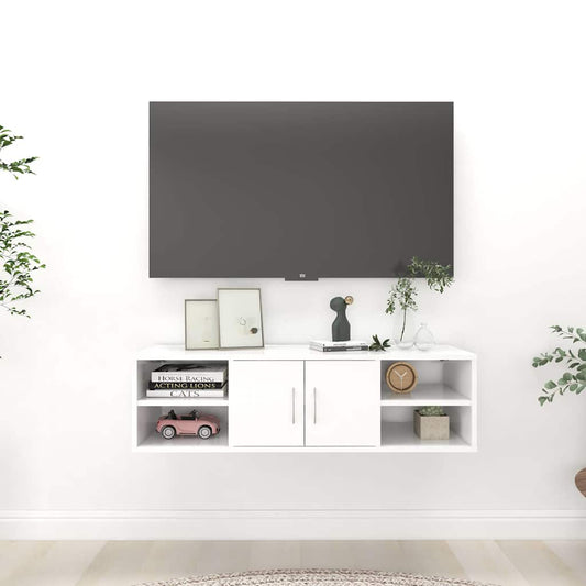 Wall Shelf | White | Engineered wood | 102 x 30 x 29 cm | Wall Shelf