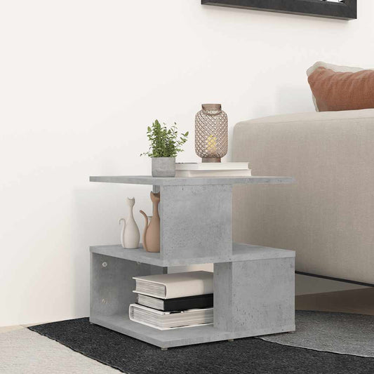Side Table | Concrete Grey | Engineered Wood | 40 cm | Side Table