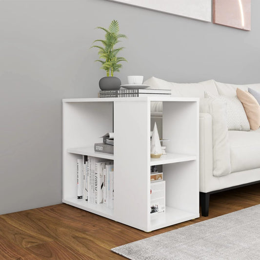 Side Cabinet | White | Engineered wood | 60 cm x 30 cm x 50 cm