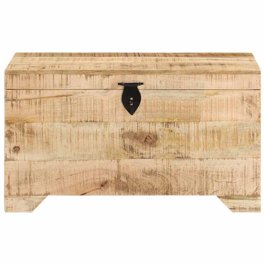 328293 vidaXL Storage Chest Solid Rough Mango Wood