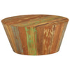 Coffee Table Ø65x31 cm Solid Reclaimed Wood