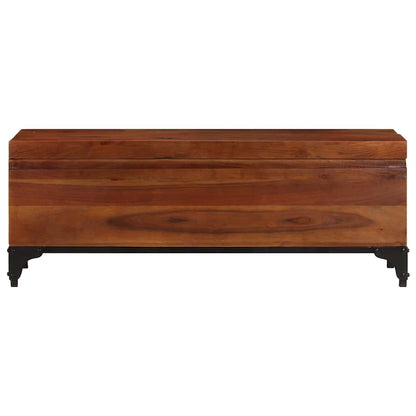 Storage Trunk 110x35x41 cm Solid Acacia Wood