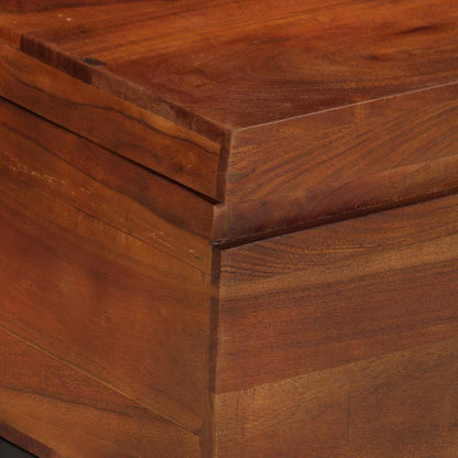 Storage Trunk 110x35x41 cm Solid Acacia Wood
