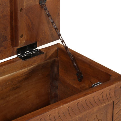 Storage Box 110x30x40 cm Solid Mango Wood