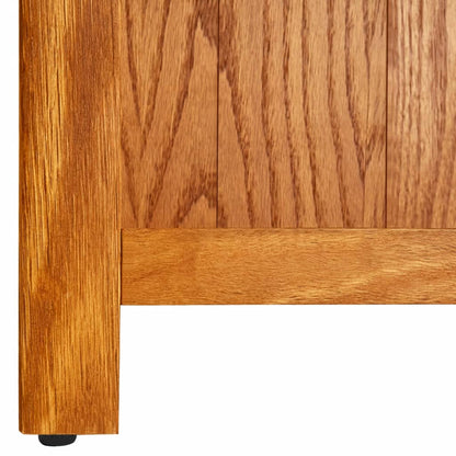 5-Tier Bookcase 17.7"x8.7"x55.1" Solid Oak Wood