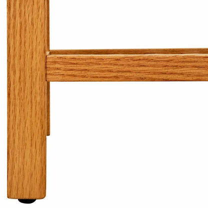Shoe Rack with 4 Shelves 39.4"x10.6"x31.5" Solid Oak Wood