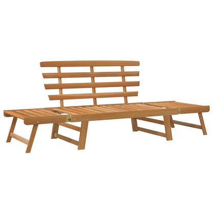 316471 vidaXL Garden Bench 2-in-1 190 cm Solid Acacia Wood