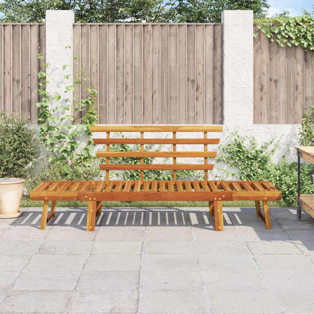 316471 vidaXL Garden Bench 2-in-1 190 cm Solid Acacia Wood