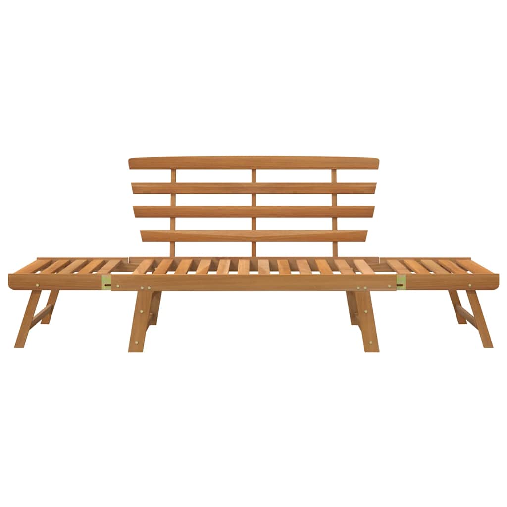 316471 vidaXL Garden Bench 2-in-1 190 cm Solid Acacia Wood