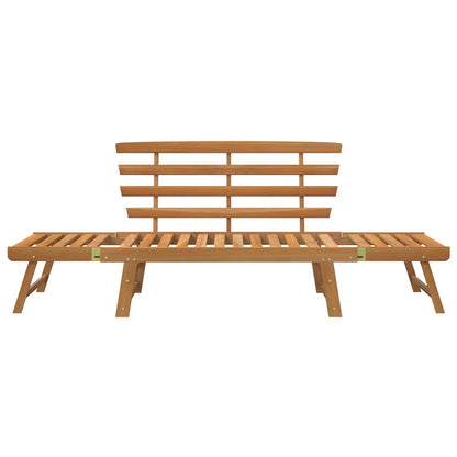 316471 vidaXL Garden Bench 2-in-1 190 cm Solid Acacia Wood