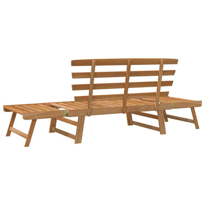 316471 vidaXL Garden Bench 2-in-1 190 cm Solid Acacia Wood