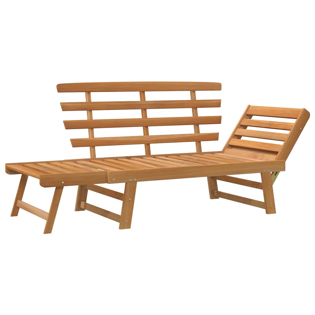 316471 vidaXL Garden Bench 2-in-1 190 cm Solid Acacia Wood