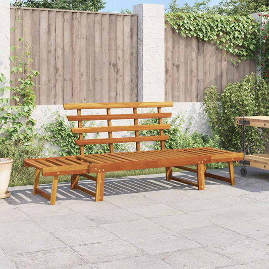 316471 vidaXL Garden Bench 2-in-1 190 cm Solid Acacia Wood