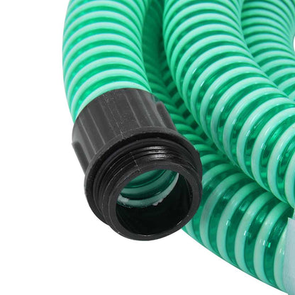 Suction Hose with Brass Connectors Green 1.1" 3 m PVC