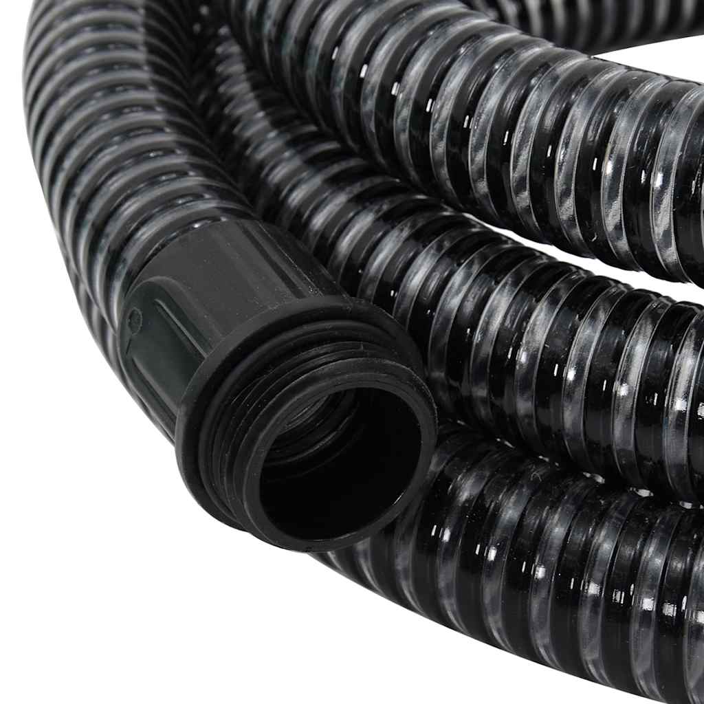 Suction Hose | Black | PVC, Brass | 10 metres | Durable | Suction Hose