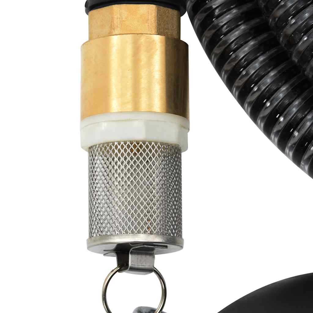 Suction Hose | Black | PVC, Brass | 10 m | Durable | Suction Hose