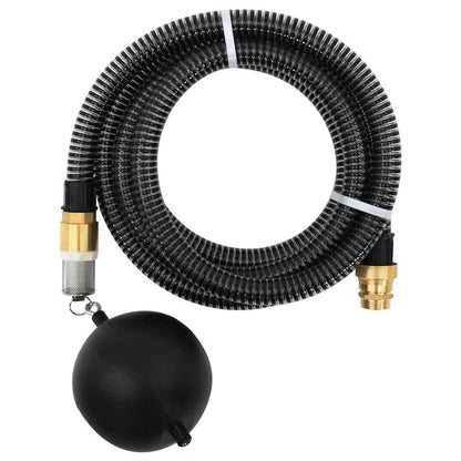 Suction Hose | Black | PVC, Brass | 1.1 inch outer diameter |  Durable