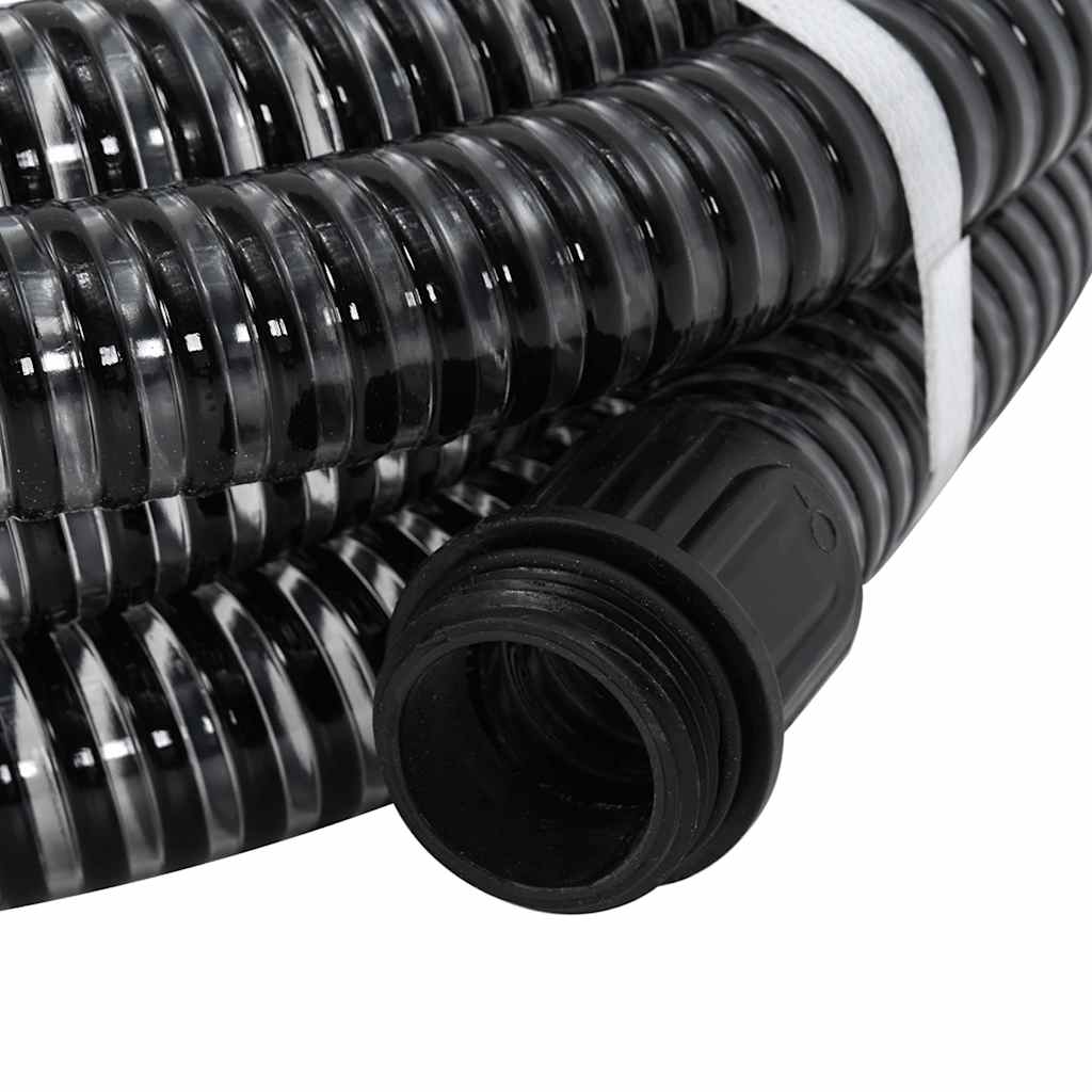 Suction Hose | Black | PVC, Brass | 25 m | Durable | Suction Hose