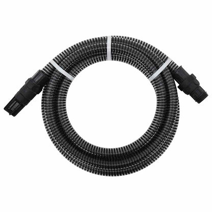 Suction Hose | Black | PVC | 1 inch diameter, 4 m length | Durable