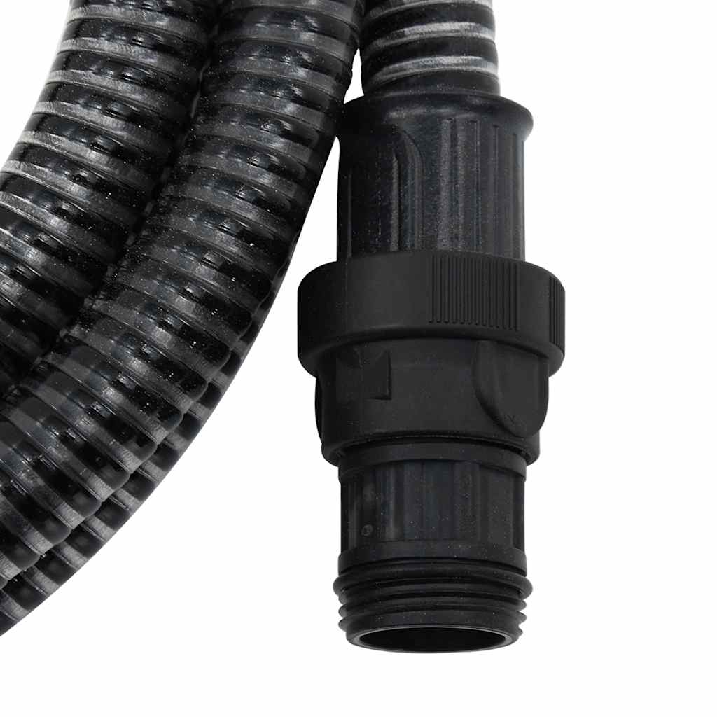 Suction Hose | Black | PVC | 1 inch diameter, 4 m length | Durable