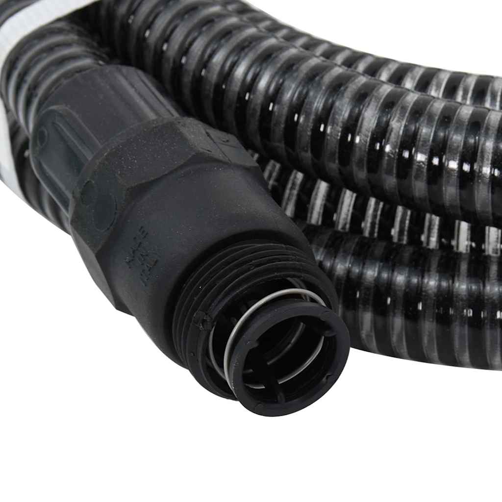 Suction Hose | Black | PVC | 1 inch diameter, 4 m length | Durable