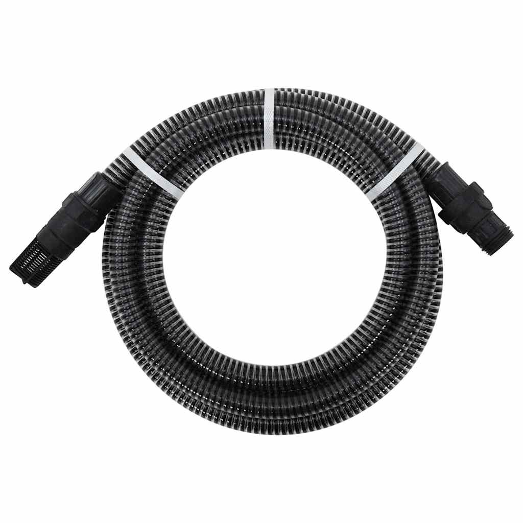 Suction Hose | Black | PVC | 10 m | Durable | Suction Hose | Cylindrical