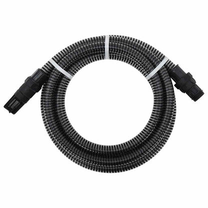Suction Hose | Black | PVC | 10 m | Durable | Suction Hose | Cylindrical