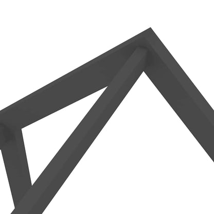 Kids Bed Frame | Dark Grey | Solid Pine Wood | 80x160 cm | Kids Bed Frame